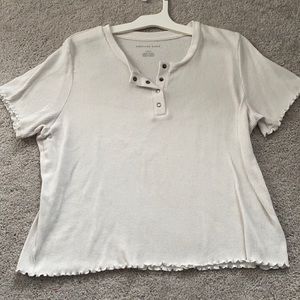 american eagle ribbed shirt